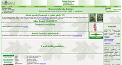 Desktop Screenshot of bonsai-info.cz