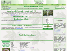 Tablet Screenshot of bonsai-info.cz